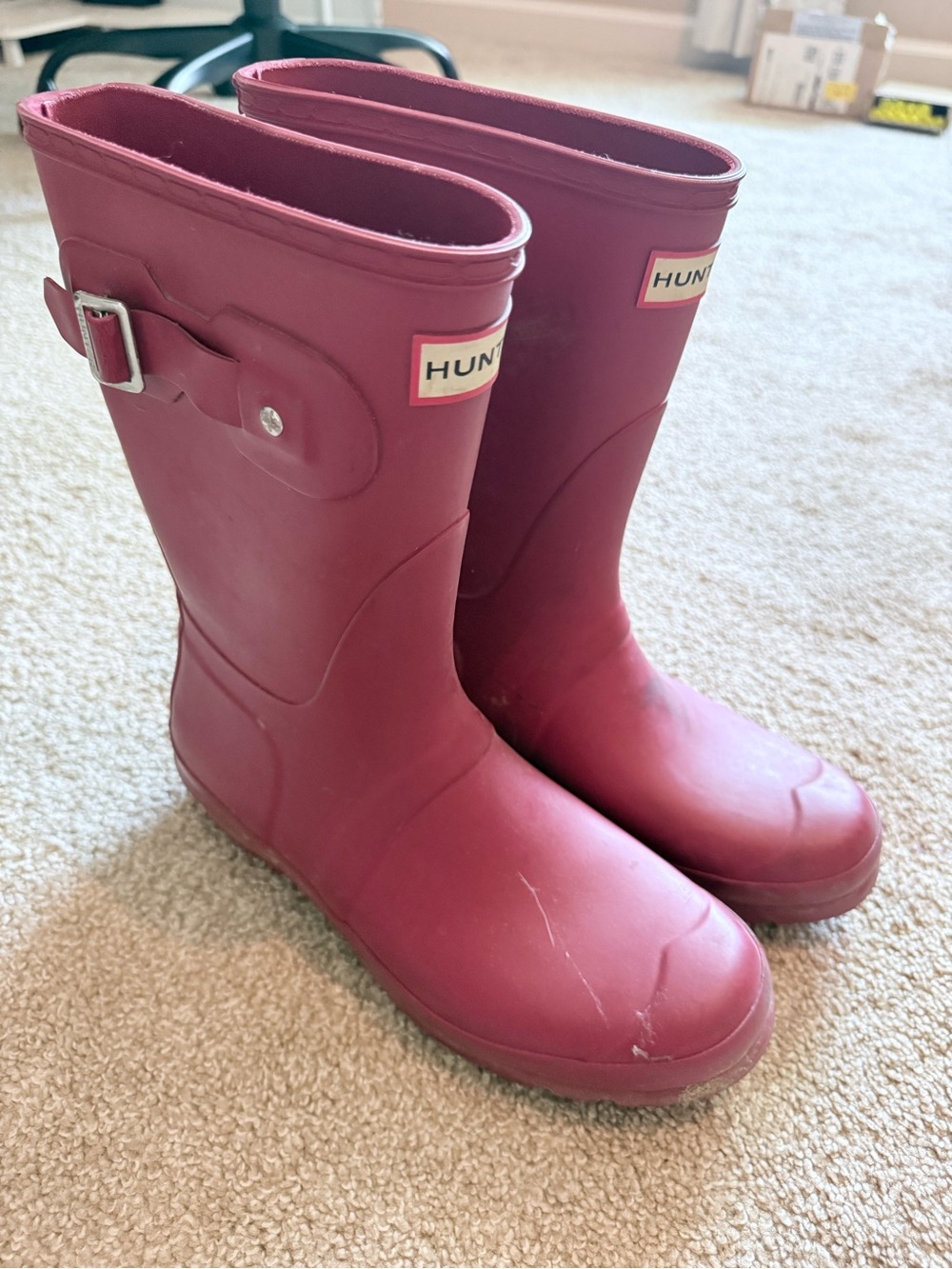 HunterRain Boots in Red